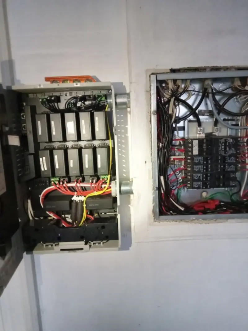 Electrical panel upgrade completed for Indoor Lighting Installation in Bryn Mawr-Skyway